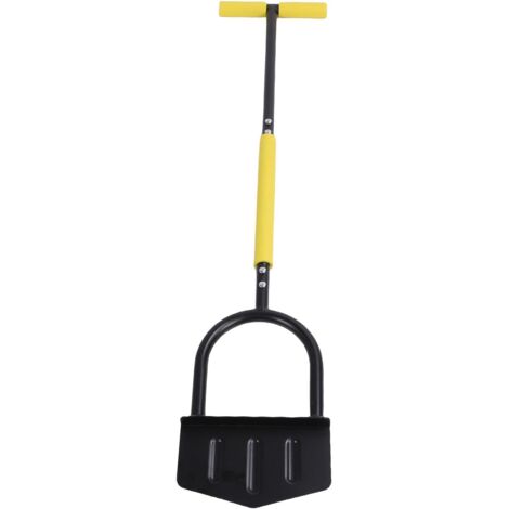 Coupe-Bordure Manuel en Acier Inoxydable avec Poignée en T, Idéal pour Les Bordures de Jardin, Les Parterres de Fleurs, Les Trottoirs et Les allées. Facile à Manipuler