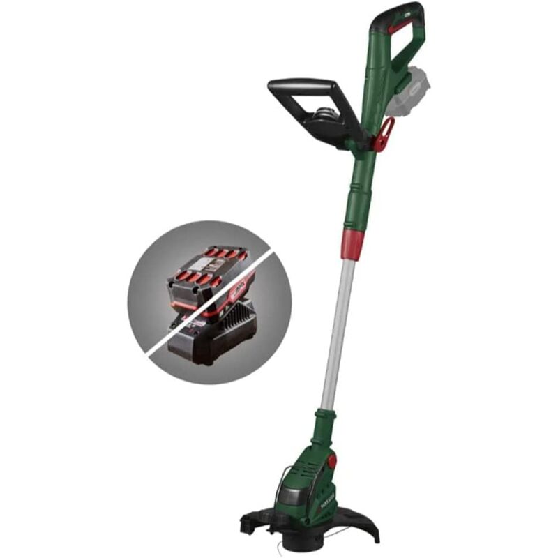 Parkside - Coupe-bordure sans fil prta 20-Li B2 – 20 v, compatible X20V Team, coloris vert/noir, livré sans batterie ni chargeur