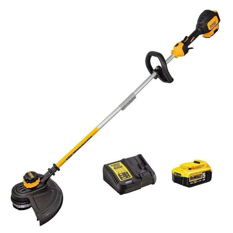Coupe-bordures 33cm 18V Dewalt DCM561P1-QW Brushless avec un chargeur et une batterie 5,0 Ah
