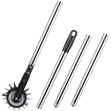 Coupe-Bordures Rotatif à Roue Manuel Accessoire pour Pelouse Cisaille Pratique pour Finition de Bordures