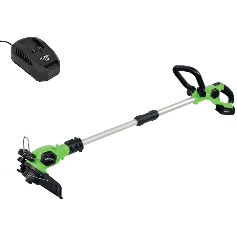 Coupe bordures sans fil 18V Easy Full avec batterie 2A et chargeur - Diamètre coupe 23cm - Tube télescopique - Poignée réglable