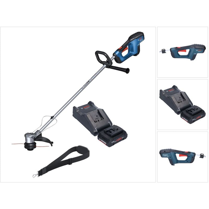 Coupe-bordures sans fil grt 18V-33 Professional Bosch 18 v 330 mm Brushless + 1x batterie ProCORE 4,0 Ah + chargeur