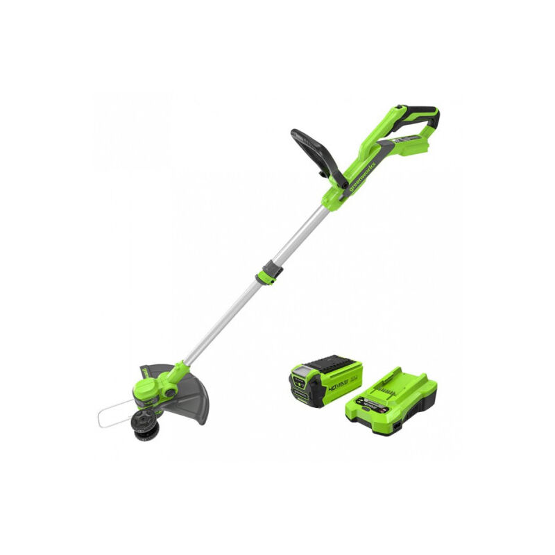 Greenworks - Coupe-bordures téléscopique 33cm 40V Batterie 2.0 Ah - Chargeur - G40LT33K2