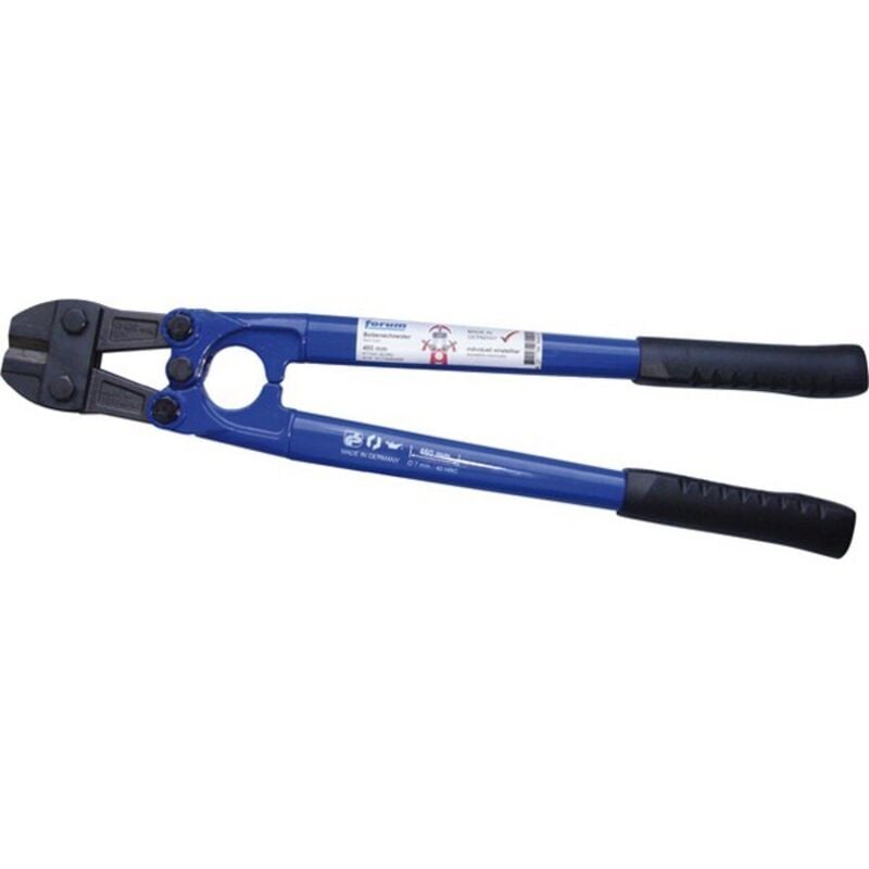 Coupe-boulons, Long. : 780 mm, ø de la capacité de coupe maximale 44 hrc 1260 N/mm² 8 mm