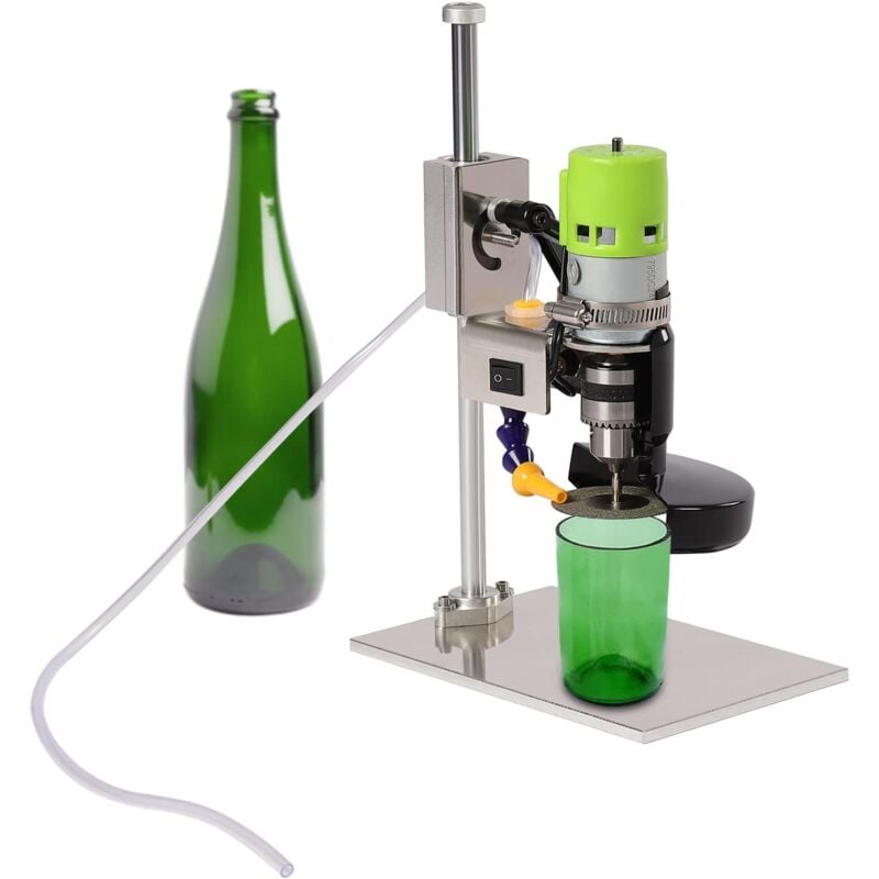 Gojoy - Coupe-bouteille électrique pour verre - 7 vitesses - Outil de coupe pour bouteilles en verre et en céramique