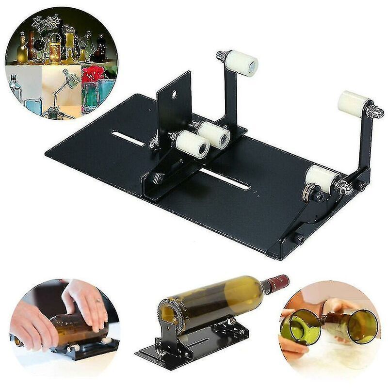 Coupe-bouteille professionnel, kit d'outils de coupe de bouteille de vin coupe-verre