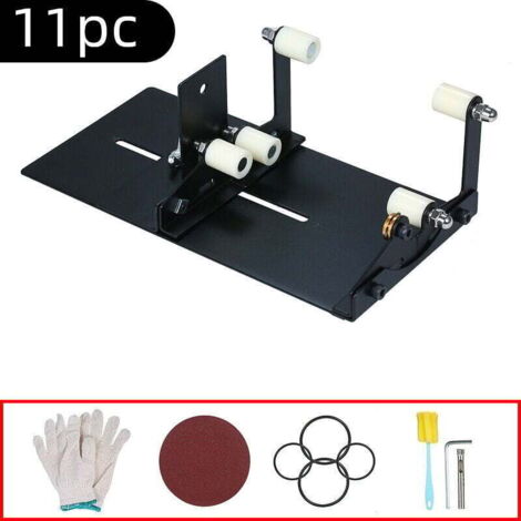 Coupe-bouteille réglable en verre carré et rond - Kit de découpe de verre pour projets de bricolage, verrerie artistique,11pcs