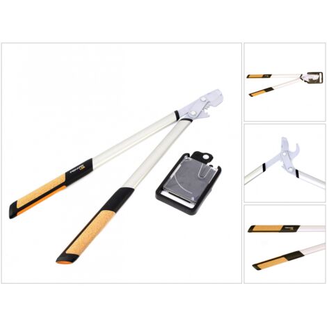 Coupe-branche a crémaillère/lame franche 80 cm x 55 mm - Fiskars SAP 1001435/F 112630 Quantum (Par 4)