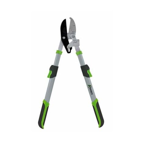 Coupe branche 98cm à crémaillère et enclume manches télescopiques en aluminium