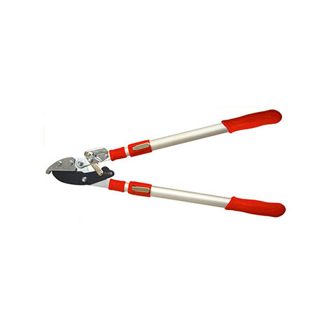 Coupe Branches Ozaki à Bras Télescopiques 6 Positions De 65 à 93cm, Avec Lame Enclume Pour Bois Durs Et Crémaillère Pour Une Rep