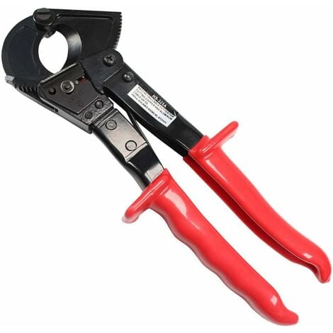 SOEKAVIA Coupe-câble à cliquet, coupe-câble et coupe-câble jusqu'à 240 mm2, HS325A très résistant en aluminium et cuivre - RWDIY ›Outillage à main et électrique› Outils à main ›Outils de coupe› Coupe-câbles