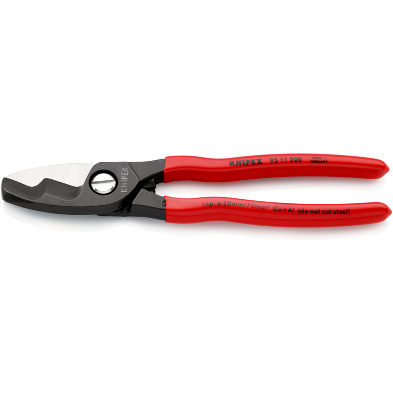 Knipex - Coupe câbles électriques 200 mm double tranchant