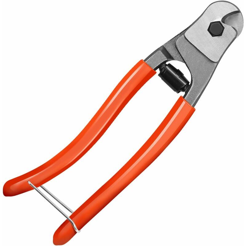 Fei Yu - Coupe-câble métallique, coupe-câble Bowden en acier au chrome vanadium de 200 mm, coupe professionnelle pour câble métallique en acier