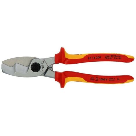 Coupe-câble VDE avec double tranchant