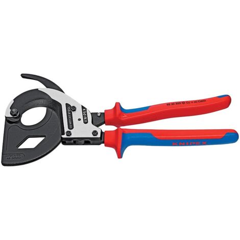Coupe-câbles à cliquets 3 réglages - KNIPEX