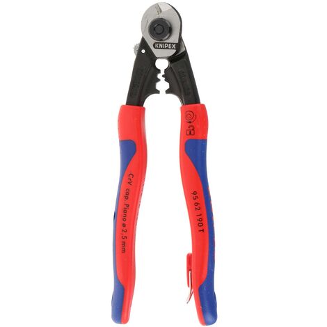COUPE CABLE ACIER ANTI CHUTE 190 MM KNIPEX