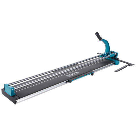 Coupe-carreaux manuel 120cm, avec guide laser en aluminium, coupeur de precision de 48 pouces, bleu