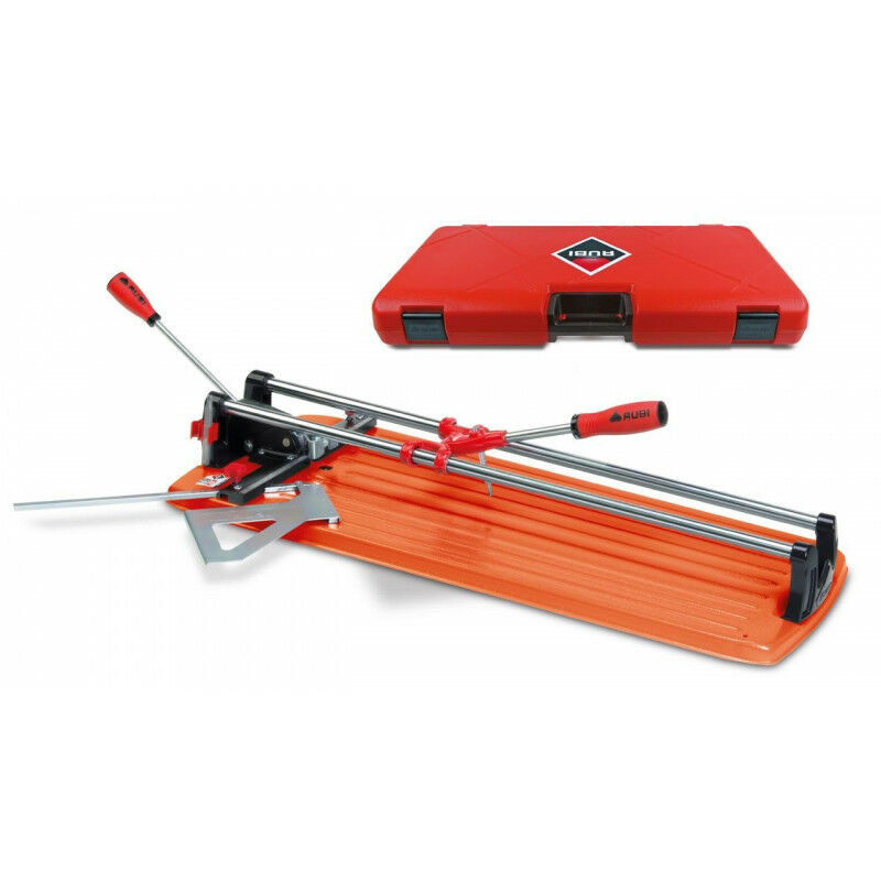 Rubi - Coupeuse manuelle longueur de coupe 66 cm coupe diagonale 46x46 cm avec valise - TS-66 max Orange