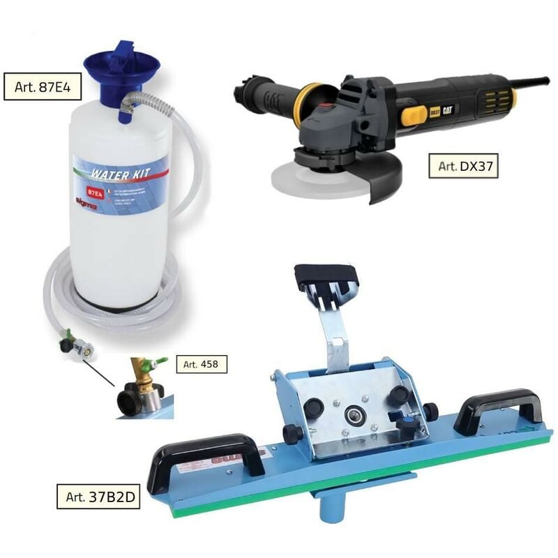 Sigma - Coupe carrelage j-pro + waterkit 87E4+458 + meuleuse cat DX37