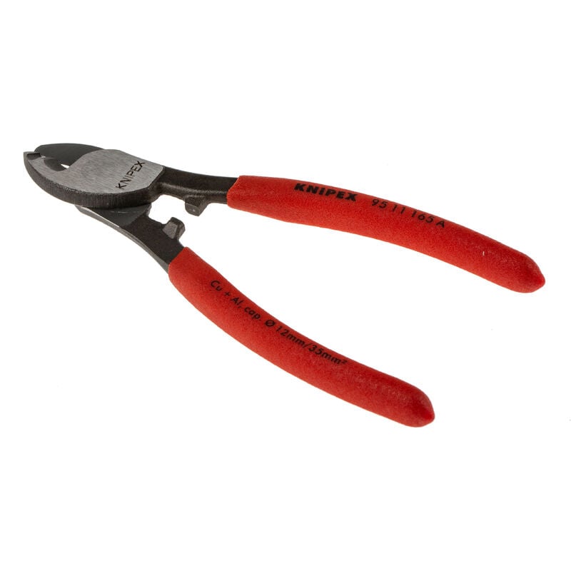 Coupe-câbles KNIPEX 165mm - Ø15mm / 50mm² Cu/Al - Gainage PVC - ( Prix pour 1 )