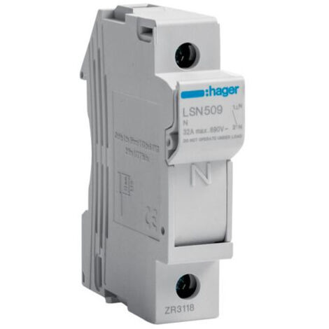 Coupe-circuit 1N 32A 690V L38 1M HAGER LSN509