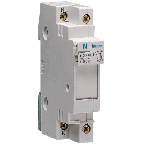 Coupe circuit 1P+N 20A 250V L31 1 module (L40600)