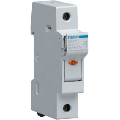 Coupe circuit 1P+N 20A 250V L31 voyant 1 module (L43201)