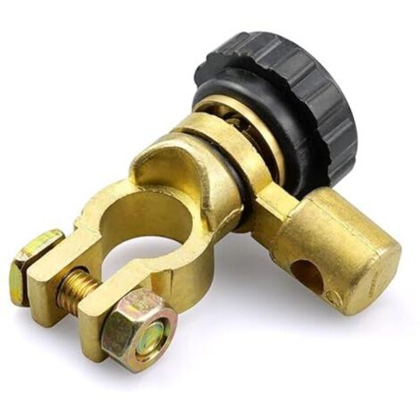 Coupe Circuit Batterie 12V, Interrupteur Terminal Connexion, Cosses Batterie 12V pour Voiture Camion Bateau Véhicule 15-17mm
