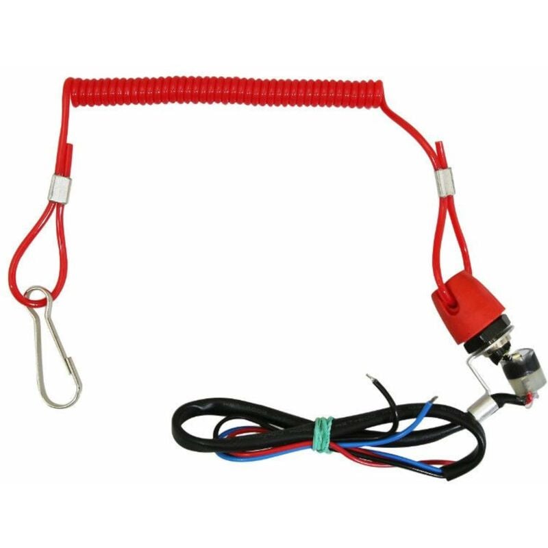 Coupe circuit contact universel fixation sur cadre chassis Ø10mm scooter moto mobylette quad motoculture