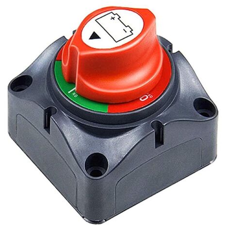 Coupe Circuit de Batterie 12V - 48V Interrupteur Isolateur de Batterie, Interrupteur de Déconnexion de Batterie étanche 275A Commutateur d'Isolateur de Batterie pour Voitures, Bateaux