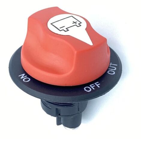 Coupe Circuit de Batterie de Voiture 12 V - 48 V Interrupteur de Déconnexion de Batterie Cut/Arrêt Max 32 V 100 A CONT 150 A INT Coupure Commutateur d'Isolateur de Batterie