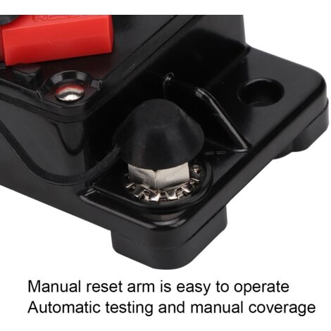 Coupe-circuit réutilisable 12V 30A/40A/60A pour audio automobile avec protection thermique