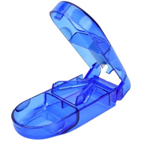 Coupe-comprimés - Séparateur bleu portable -