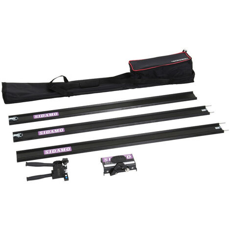Coupe dalles grand format Pro Slide 3600 largeur coupe 3600mm avec housse de transport Sidamo