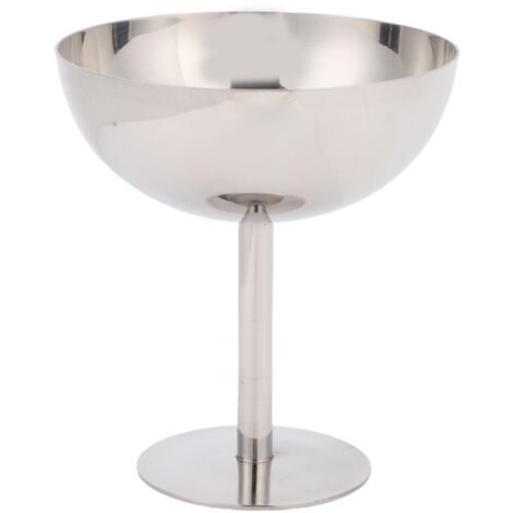 Coupe de Dessert Pied Stainless Steel 304 pour Glace Cocktail Salad Fruit - Lavable Lave-vaisselle Stable Confortable