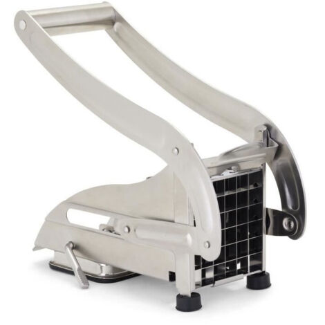 Coupe-frites - LIVOO - MEN410 - Acier inoxydable - 2 grilles - Pieds antidérapants et ventouse - Grilles compatible lave-vaisselle