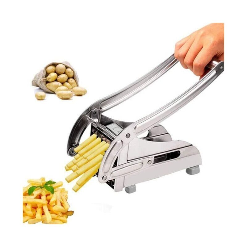 Accessoire de rangement pour cuisineCoupe-frites professionnel en acier inoxydable pour pommes de terre et légumes pour usage domestique et commercial