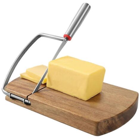 Coupe-fromage multifonction, planche à découper en bois
