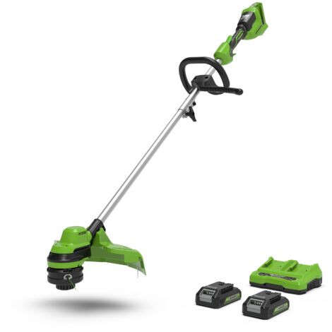 Coupe-gazon Greenworks GD24X2LTK2x 2x24 V 2x2 0 Ah accu.