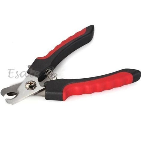 Coupe Griffe Ongle Lime - Professionnel - Rouge et Noir - Ergonomique - Sûr - Durable