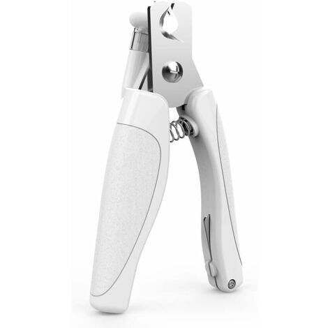Coupe Griffes Chat Chien, Coupe Ongle Chien Chat, Lame en Acier Inoxydable, Lime à Ongles IntéGréE Et BoîTe De Rangement pour PoussièRe D'Ongles pour Chats Et Chiots