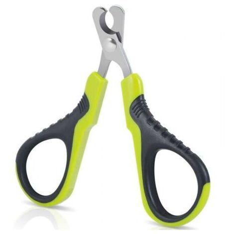 Coupe Griffes Chat Professionnels, Coupe Ongle pour Chiot Lapin Oiseau et Petits Animaux, Ciseaux à Ongles Courbe en Acier Inoxydable, Tondeuses à Griffes Portable, Accessoire Chat Lapin