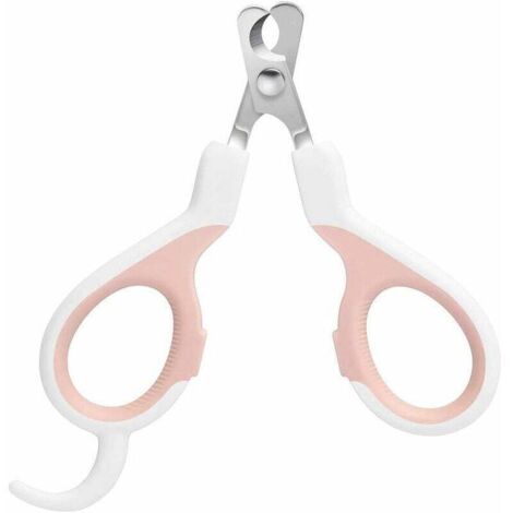 Coupe Griffes Chat Professionnels, Coupe Ongle pour Chiot Lapin Oiseau et Petits Animaux（Rose）,