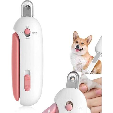 Coupe-griffes professionnel pour animaux de compagnie avec protection contre les éclaboussures