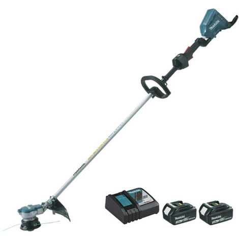 Coupe herbe Brushless MAKITA 18V - 2 batteries BL1830 3.0Ah - 1 chargeur rapide DC18RC DUR364LRF2