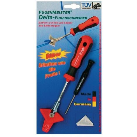 Coupe-joints Fugenmeister Delta 1 découpeur, 1 grattoir, 1 lame rechange