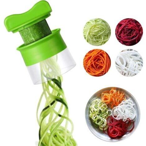 Coupe Légumes, Coupe légume Spiralizer, Spaghetti Légume, Spirale de Légumes Trancheuse pour Courgette Nouilles, Carotte Spaghettis, Concombre Tagliatelle,97.8cm