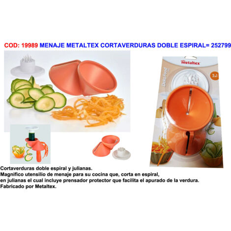 Coupe-légumes double spirale Metaltelx 252799000