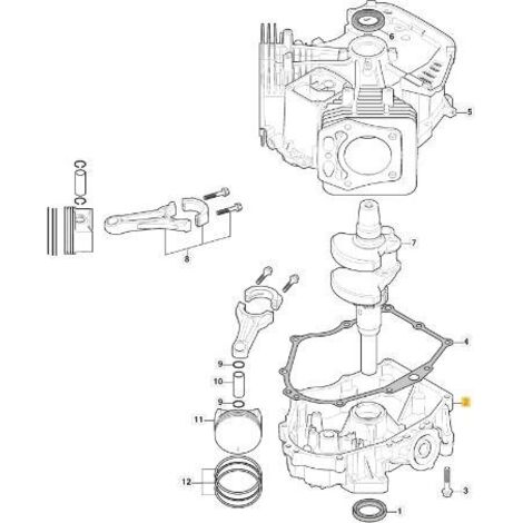 COUPE MOTEUR ORIGINAL STIGA - 118551541/0