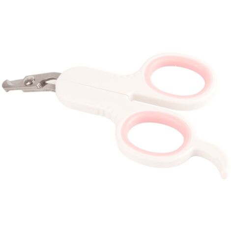Coupe-ongles, adapté aux animaux de compagnie chats et chiens, tête incurvée (rose)